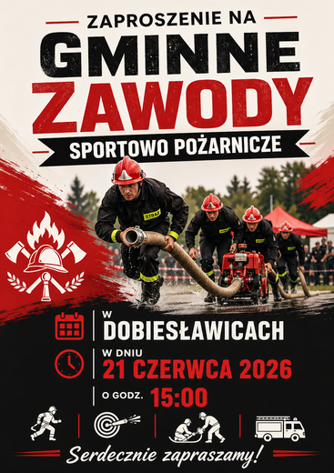 Gminne Zawody Sportowo Pożarnicze w Dobiesławicach