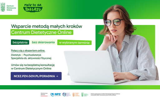 Zdjęcie do Bezpłatne konsultacje online z dietetykami